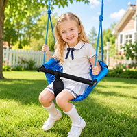 ROPECUBE Balançoire pour tout-petits et balançoire 2-en-1 pour bébé - Siège de balançoire à corde réglable pour enfants |    Balançoire de jardin durable pour bébés et tout-petits