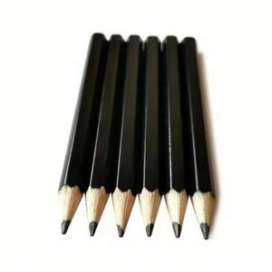 Mini-ensemble de golf personnalisé en bois noir, crayons promotionnels 2B et HB pour enfants, fournitures scolaires standard - Product Image 4