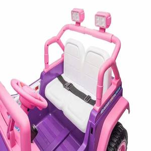 Çocuklar için elektrikli araba çocuk araçlar 12V çift sürücü LED elektrikli oyuncaklar çocuklar araba tampon yürümeye başlayan binmek - Product Image 4