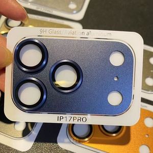 <span class=keywords><strong>ฟิล์ม</strong></span>กันรอยแบบเต็มจอโลหะด้านสำหรับ iPhone 17 Pro Max 17 air 17 พร้อมตัวป้องกันเลนส์กล้อง - Product Image 2