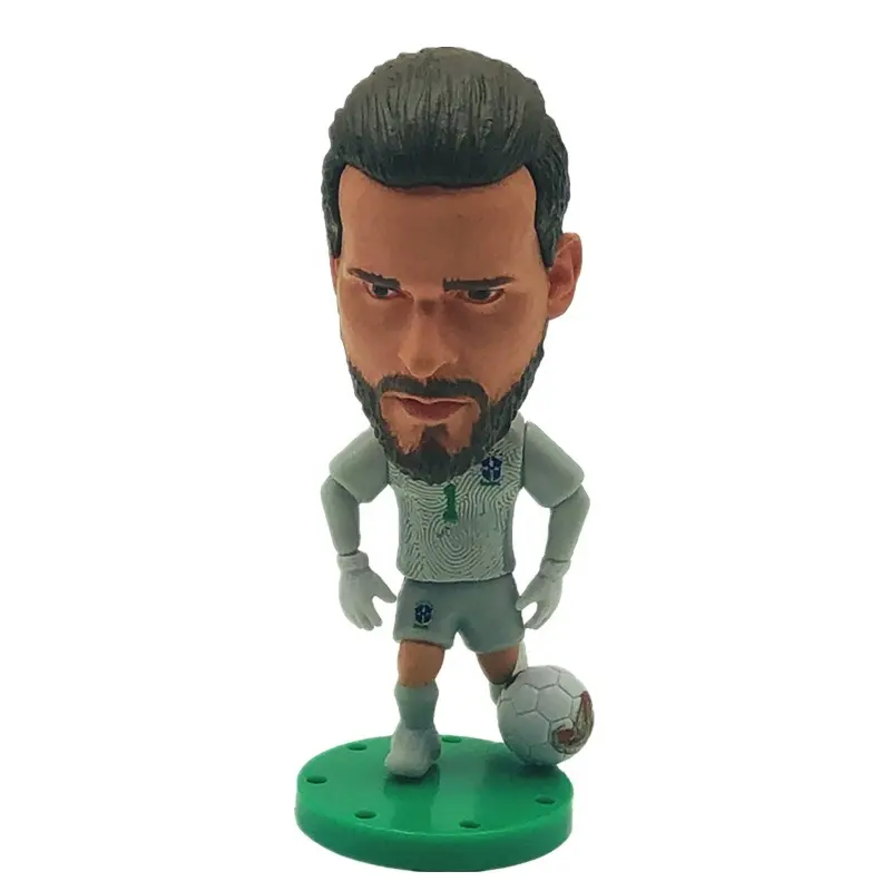 サッカーウェブラジル代表チームアリソンアクションフィギュアファンとコレクターキット