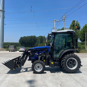 Tracteur 75 CV Euro 5 avec chargeur frontal |   Certificat COC pour le marché européen |   Tracteur agricole homologué pour la route, prêt à l'enregistrement - Product Image 1