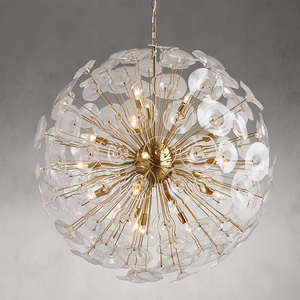 Lusso moderno lampadario di cristallo nordico semplice ristorante lampada a sospensione per soggiorno e zona pranzo - Product Image 1