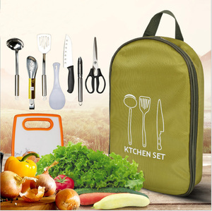 Ensemble d'ustensiles de cuisine portables et compacts pour le camping, organisateur de voyage pour la randonnée et le barbecue (vente en gros) - Product Image 5