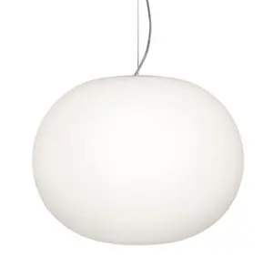 Lampade a sospensione per ristorante creativo a forma speciale con lampada a sospensione a sfera di vetro bianco latte minimalista moderno nordico