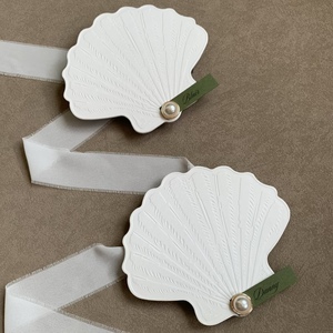 Juego de Tarjetas de Visita con Forma Personalizada, Invitación, Menú y RSVP Incluidos, Impresión Tipográfica Vintage Personalizada en Papel Recubierto - Product Image 2
