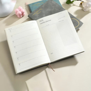 Planificador de Productividad de Bolsillo 2026, Sistema de Gestión del Tiempo de 365 Días, Esquinas Redondeadas, Encuadernación de Hojas Sueltas, Diario de Tapa Dura de PP - Product Image 4