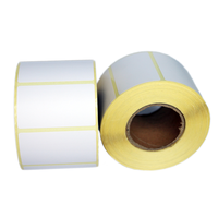 Etiqueta de Envío Térmica Personalizable, Imprimible, en Blanco, Impermeable, con Código de Barras, Autoadhesiva