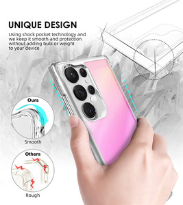 Funda Protectora Rígida para Teléfono con Recubrimiento Electrolítico para <span class=keywords><strong>Samsung</strong></span> S23 <span class=keywords><strong>Ultra</strong></span> S26 S25Edge S24 S23+ <span class=keywords><strong>S22</strong></span> S23 Plus S21FE - Product Image 6