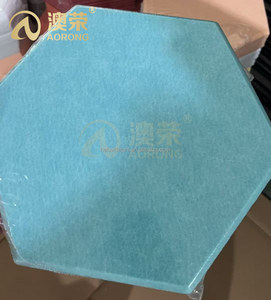 45 màu sắc + Tùy chỉnh hình lục giác Acoustic tấm Tường mẫu miễn phí Pet Polyester cảm thấy pin Board bọt gạch - Product Image 1