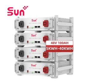 SUNPLUS 5.12KWH 6000 Ciclo de larga vida útil Almacenamiento de batería solar Alta densidad de energía Seguridad LiFe PO4 Batería de celda 5kwh/10kwh - Product Image 2