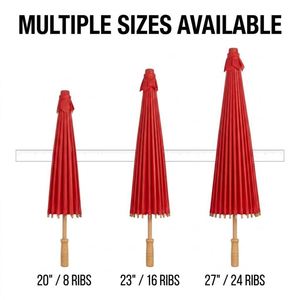 Nouvelle Arrivée Parapluie Manuel à Manche en Bois Motif Personnalisé Mariage Vente en Gros - Product Image 3