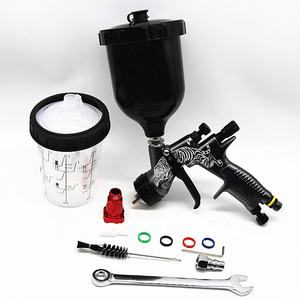 1.3/1.8mm <span class=keywords><strong>Pistolet</strong></span> Avec 400CC Mélange en Réservoir Et Adpater Voiture <span class=keywords><strong>Pistolet</strong></span> À <span class=keywords><strong>Peinture</strong></span> Vernis <span class=keywords><strong>Peinture</strong></span> Pulvérisateur/Air <span class=keywords><strong>Pistolet</strong></span>/Air Outils - Product Image 2