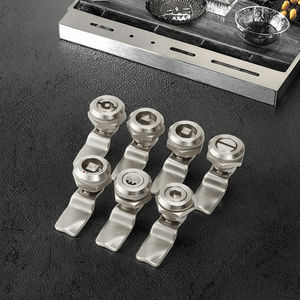 स्टेनलेस स्टील 304 कुंजी लॉक पॉलिश फिनिश डबल बिट तिमाही बारी स्क्वायर त्रिकोण हेक्स लॉक टिकाऊ एंटी-चोरी डिजाइन - Product Image 2