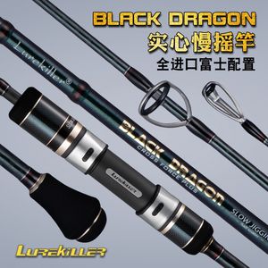 <span class=keywords><strong>Canne</strong></span> à pêche <span class=keywords><strong>Lurekiller</strong></span> Carbon Jigging pour la pêche en mer à la traîne lente, ciblant les espèces d'eau douce, poignée EVA, puissance élevée, Fuji - Product Image 2