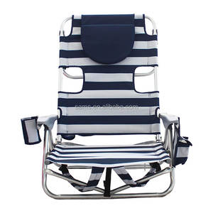 <span class=keywords><strong>Silla</strong></span> de playa plegable <span class=keywords><strong>reclinable</strong></span> de bolsillo de 5 posiciones de diseño moderno sillas de pesca con bolsa más fresca - Product Image 4