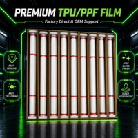 Film de protection de peinture TPU ultra brillant, film transparent PPF pour voiture, film de protection de carrosserie haute transparence invisible, 1,52*15M