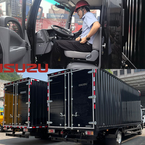 New LHD RHD Light Duty 4x2 ISUZU Truck 5 Tons 3 Ton 4x4 7 Meters <b>Cargo</b> Box 700P Black <b>White</b> Color Cheap Low Price - Product Image 6