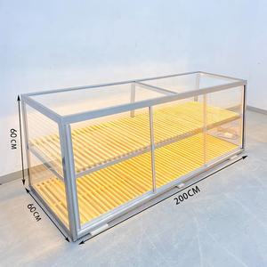 Vari tipi da tavolo vetrine di vetro per pasticceria cibo secco cibo da forno articoli da forno in bar Bread Shop o supermercato - Product Image 5