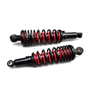 Amortiguadores Traseros para Motocicleta, Par de Amortiguadores de Suspensión para BAJAJ CT100 Boxer BM100, Resorte Ajustable, Repuesto - Product Image 1