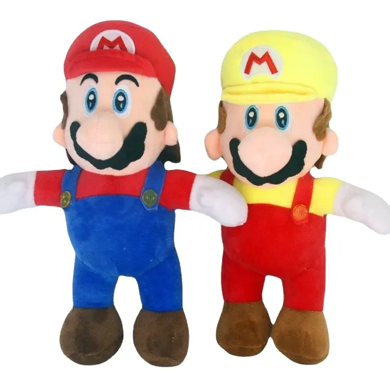2023 nuovo 25cm Super Bros peluche Mario Doll morbido peluche bambole giocattolo bambini bambini compleanno regalo di natale Mario peluche
