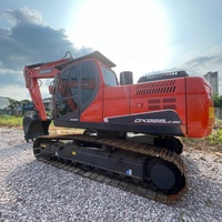 Vente Flash : Excavatrice Hydraulique d'Occasion DOOSAN DX225LC 9C 22 Tonnes Originale pour Projets de Terrassement