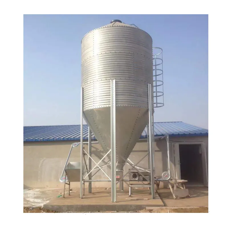 Poultry Feed Silo Used for Poultry Farm, Small Grain Silo for Sale