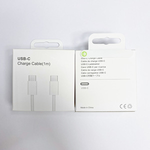 Cable trenzado USB C a USB C <span class=keywords><strong>de</strong></span> 60W, cable <span class=keywords><strong>de</strong></span> alimentación tejido <span class=keywords><strong>de</strong></span> cargador rápido tipo C <span class=keywords><strong>de</strong></span> 3 pies para <span class=keywords><strong>iPhone</strong></span> 16/15 Pro Max Plus - Product Image 1