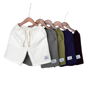 Pantalones Cortos de Playa de Verano Talla Grande 5XL para Hombre, Transpirables, de Algodón y Lino, para Correr, Gimnasio, Cintura Elástica - Product Image 1