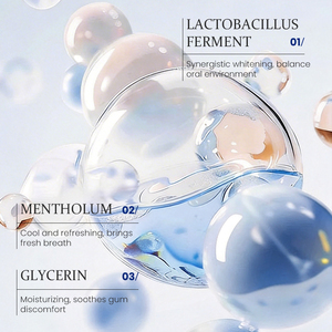 KORMESIC Vente en gros 60g Poudre dentifrice probiotique biologique à la menthe perlée et au bambou, blanchissante, haleine fraîche, portable, nettoyage doux - Product Image 5