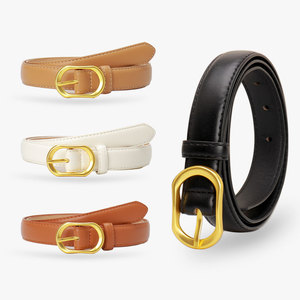 <span class=keywords><strong>Ceinture</strong></span> à boucle dorée rétro haut de gamme pour femmes nouvelle mode décontractée <span class=keywords><strong>ceinture</strong></span> de Style coréen à la mode <span class=keywords><strong>ceinture</strong></span> de conception Simple pour dames - Product Image 2