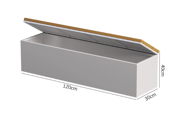 Tabouret de rangement rabattable 120*30*40