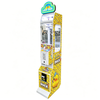 Machine à griffes verticale économique pour petits peluches avec lecteur de cartes, pour centre de jeux