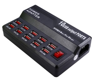 Chargeur USB universel 12 ports Prise US/EU/UK Entrée 5V Sortie 5A 60W Courant de puissance Charge rapide Téléphones mobiles - Product Image 4