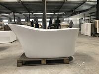 Baignoire de salle de bain intérieure en acrylique approuvée UKCA facile à utiliser relaxante garantie de 5 ans moderne autoportante de nombreuses couleurs disponibles