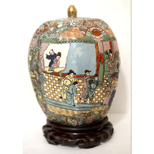 Ce magasin propose des <span class=keywords><strong>vases</strong></span> en porcelaine antique, des jarres en cloisonné et des lampes suspendues en céramique modernes pour les espaces de vie intérieurs. - Product Image 2