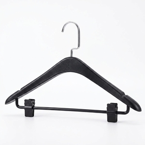 <span class=keywords><strong>Cintre</strong></span> en plastique robuste antidérapant à épaules larges pour costumes et chemises, idéal pour les chambres d'hôtel - Product Image 2