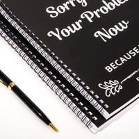 2025 Personnalité Conception Votre planificateur de vie et Journal Spiral Bound Cover Je suis un planificateur de fin de vie