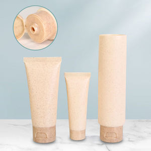 Loción corporal ecológica, cosmética suave, tubo exprimible de paja de trigo, acondicionador para el cabello, crema redonda para lavado de cara, tubos de champú con protección solar - Product Image 3