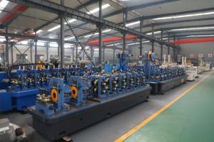 Tần số cao Hàn erw ống thép làm cho dây chuyền sản xuất máy cho cuộn và ống vuông với động cơ PLC thành phần cốt lõi - Product Image 3