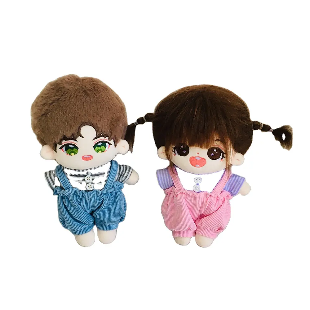China custom Plush Doll stuffed toy 20cm kpop star doll plush toy design your own doll 3D face