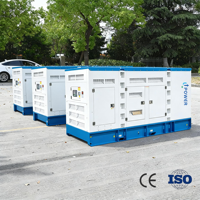 Générateur diesel silencieux triphasé AC 12V 750kVA 50/60Hz avec système de refroidissement par eau, démarrage automatique, démarrage à distance, ATS, remorque