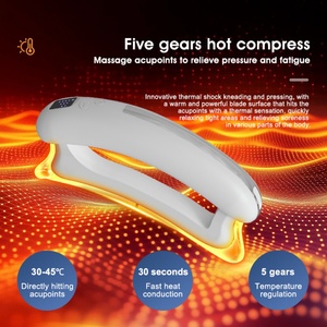 Masseur électrique Gua Sha à 3 vitesses avec minuterie, rechargeable, vibrations profondes, grattoir musculaire, outil portable pour massage complet du corps - Product Image 6