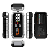 Démarreur de véhicule DELBEST S9 20000mAh 1600A, écran numérique pour les urgences routières