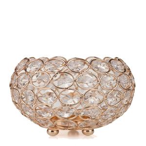 Best Selling Gold Plated Crystal Candlestick Luxury <b>Wedding</b> <b>Candle</b> Stand Handmade Custom Logo Home Decoration Christmas Other - Product Image 5