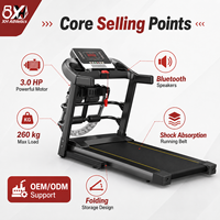 Caminadora Eléctrica Profesional para el Hogar y Uso Comercial, Equipo de Gimnasio y Fitness, Plegable, con Motor, Pantalla LED, para Correr y Ejercicios Elípticos