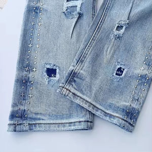 Ksubing di alta qualità nuovo arrivo Designer di marca <span class=keywords><strong>Jeans</strong></span> strappati <span class=keywords><strong>Jeans</strong></span> <span class=keywords><strong>Jeans</strong></span> Homme da <span class=keywords><strong>uomo</strong></span> <span class=keywords><strong>Jeans</strong></span> Ksubis <span class=keywords><strong>Jeans</strong></span> - Product Image 6
