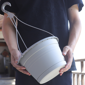 Holon Hanging <strong>Pot</strong> Outdoor Hanging Green Radish Lazy Self-absorbent Spider <strong>Plant</strong> <strong>Pot</strong> <strong>with</strong> <strong>Hook</strong> - Product Image 4