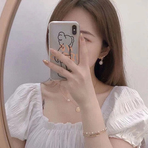 เครื่องประดับเงินแท้ S925 สไตล์นางฟ้า สำหรับงาน DIY ประดับมุก ขนาด 8-10 มม. ทรงกลม และต่างหูแบบห้อย รุ่น 20706 - Product Image 3