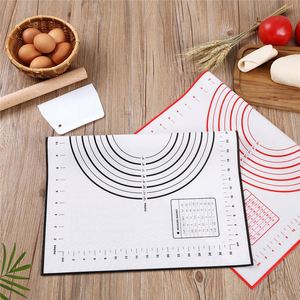 Custom 0.4mm/0.7mm Thickness Measurements Silicone Kneading Dough <b>Rolling</b> Large Pastry Baking <b>Mat</b> Sheet - Product Image 1